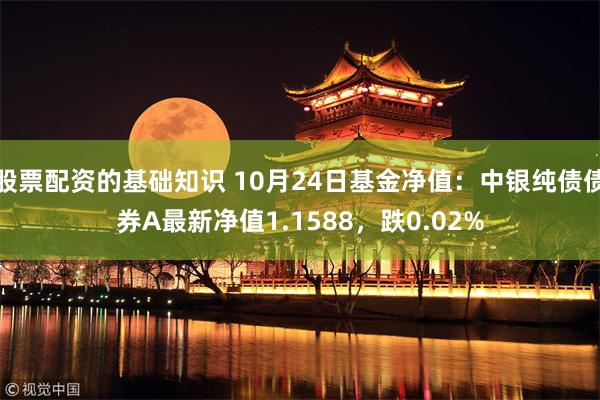 股票配资的基础知识 10月24日基金净值：中银纯债债券A最新净值1.1588，跌0.02%